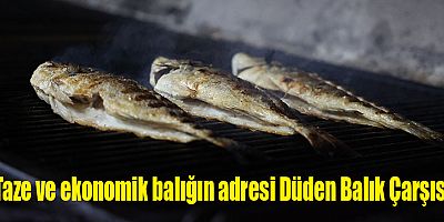 Taze ve ekonomik balığın adresi Düden Balık Çarşısı