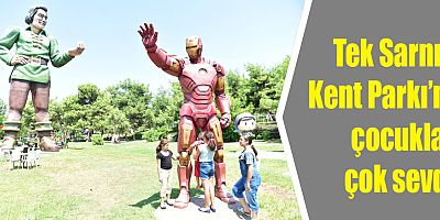 Tek Sarnıç Kent Parkı’nı çocuklar çok sevdi
