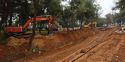 Tek Sarnıç Parkı’nda Hummalı Çalışma