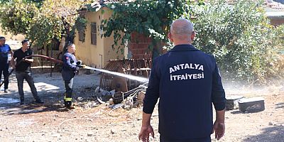 Tekirova’da korkutan yangın