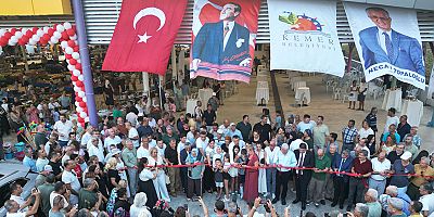 Tekirova kapalı pazar yeri açıldı