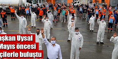 Temizlik işçileri için özel 1 Mayıs kutlaması