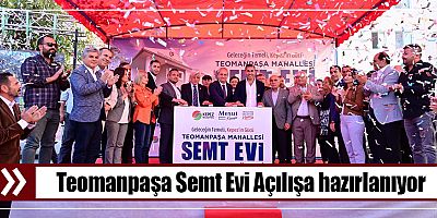 Teomanpaşa Semt Evi Açılışa hazırlanıyor