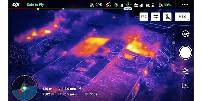 Termal Dronlar Orman Yangınlarının Kontrolünde Büyük Rol Oynuyor