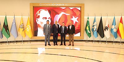 TESK Başkanı Palandöken’den Başkan Muhittin Böcek’e ziyaret