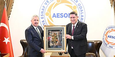 Ticaret Bakanlığı Bakan Yardımcısı Mahmut Gürcan'ın AESOB ziyareti