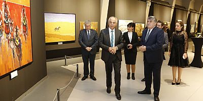 TJK 11. Resim Yarışması’nın beşinci sergisi Antalya’da açıldı