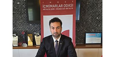TMMOB İçmimarlar Odası Antalya Şubesi'nden açıklama