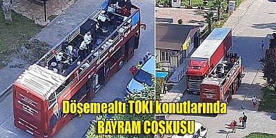 TOKİ konutlarında Ramazan Bayramı coşkusu...