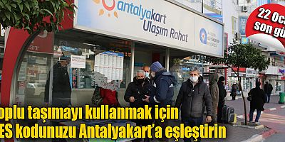Toplu taşımayı kullanmak için HES kodunuzu Antalyakart’a eşleştirin