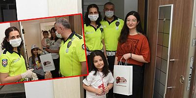 Trafik Haftası Kapsamında Çocuklar Evlerinde Bilgilendirildi