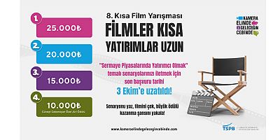 TSPB’nin ‘Kısa Film Yarışması’ başvuru tarihi yoğun talep üzerine 3 Ekim’e uzatıldı!