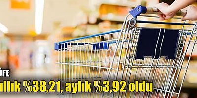 TÜFE yıllık %38