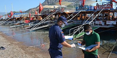 Tur tekneleri ve plaj işletmelerine denetim