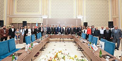 Türk Devletleri Teşkilatı (TDT) üyesi ülkelerin STK'ları Platformu Sekreterliği Türkmen sivil toplum temsilcileri ile bir araya geldi