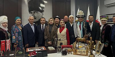 Türk Dünyası’ndan Antalya Gazeteciler Cemiyeti’ne ziyaret