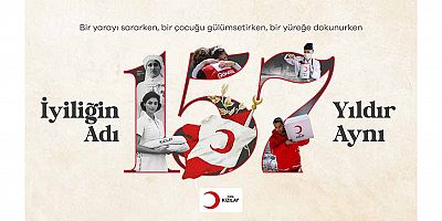 Türk Kızılay 157. kuruluş yıl dönümünü kutluyor