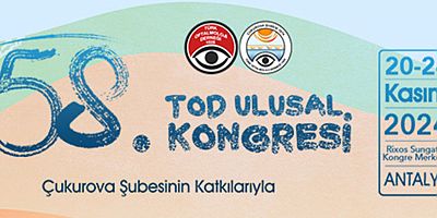 Türk Oftalmoloji Derneği 58. Ulusal Kongresi 20 Kasım’da Antalya’da başlıyor