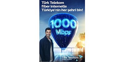 Türk Telekom’la 1000 Mbps hız, Türkiye’nin her şehrinde