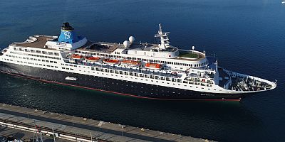 Türkiye'de ilk kez bir Cruise gemisi 