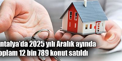 Türkiye genelinde 2025 yılında 1 milyon 688 bin 910 konut satıldı