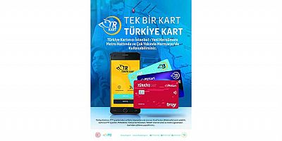 Türkiye Kart'la 47 bin 265 kullanıcı, 118 bin 273 kez seyahat