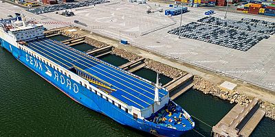 Türkiye'nin otomobil taşıyan ilk gemisi 17 yılda 1 milyon araç taşıdı