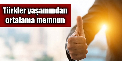 Türkler yaşamından ortalama memnun