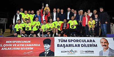 Turnuvanın ödülleri Başkan Kotan'dan