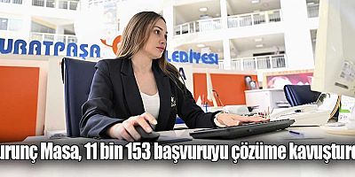 Turunç Masa, 11 bin 153 başvuruyu çözüme kavuşturdu