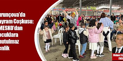 Turunçova’da Bayram Coşkusu: UMESKO’dan Çocuklara Unutulmaz Şenlik