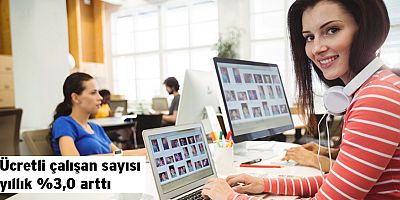 Ücretli çalışan sayısı yıllık %3