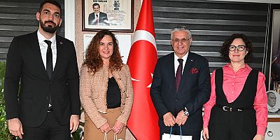 Ukrayna’nın Antalya Konsolosu Kuchma’dan Başkan Topaloğlu’na ziyaret