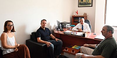 Ukrayna Ticaret Odası'ndan Dolmatov, Başkan Topaloğlu ile bir araya geldi