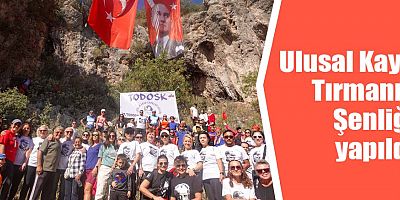 Ulusal Kaya Tırmanış Şenliği yapıldı