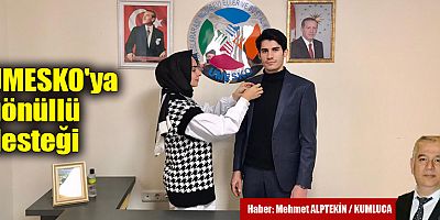 UMESKO'ya gönüllü desteği