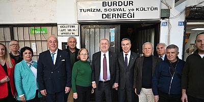 Ümit Özdağ Antalya Burdur Turizm ve Kültür Derneği’ni ziyaret etti
