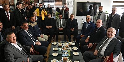 Ümit Özdağ Elmalı Belediye Başkanlığı'nı ziyaret etti