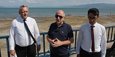Ümit Özdağ İznik Gölü’nü yerinde inceledi