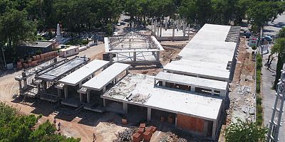 Uncalı Mezarlığı’nda yenileme çalışması ilerliyor