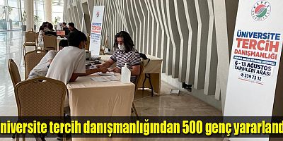 Üniversite tercih danışmanlığından 500 genç yararlandı