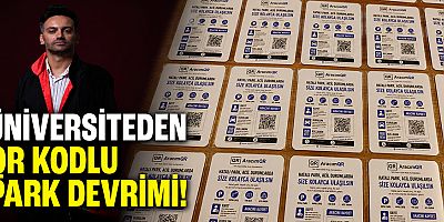 Üniversiteden QR kodlu park devrimi!
