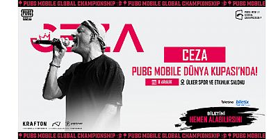 Ünlü rap sanatçısı Ceza, İstanbul’da düzenlenecek 2023 PUBG MOBILE Dünya Kupası’nda sahne alacak