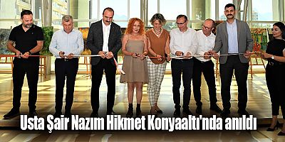 Usta Şair Nazım Hikmet Konyaaltı'nda anıldı