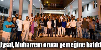 Uysal, Muharrem orucu yemeğine katıldı