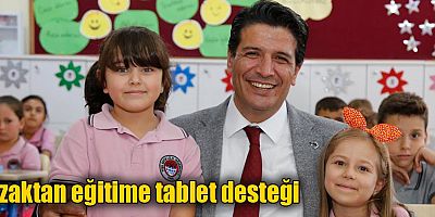 Uzaktan eğitime tablet desteği