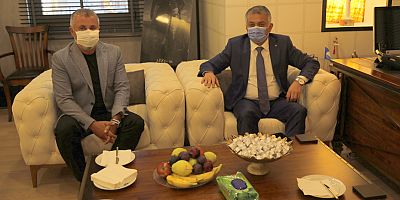 Vali Ersin Yazıcı Başkan Sözen’i ziyaret etti