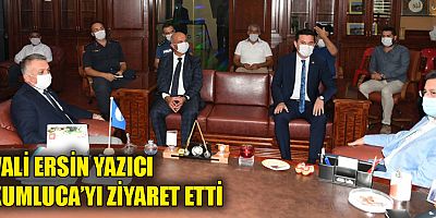 Vali Ersin Yazıcı Kumluca'yı ziyaret etti
