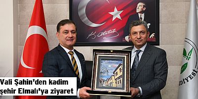Vali Şahin'den kadim şehir Elmalı'ya ziyaret