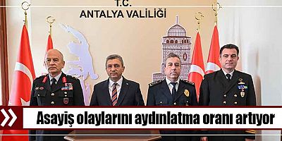 Vali Şahin Ocak ayı asayiş ve güvenlik rakamlarını açıkladı